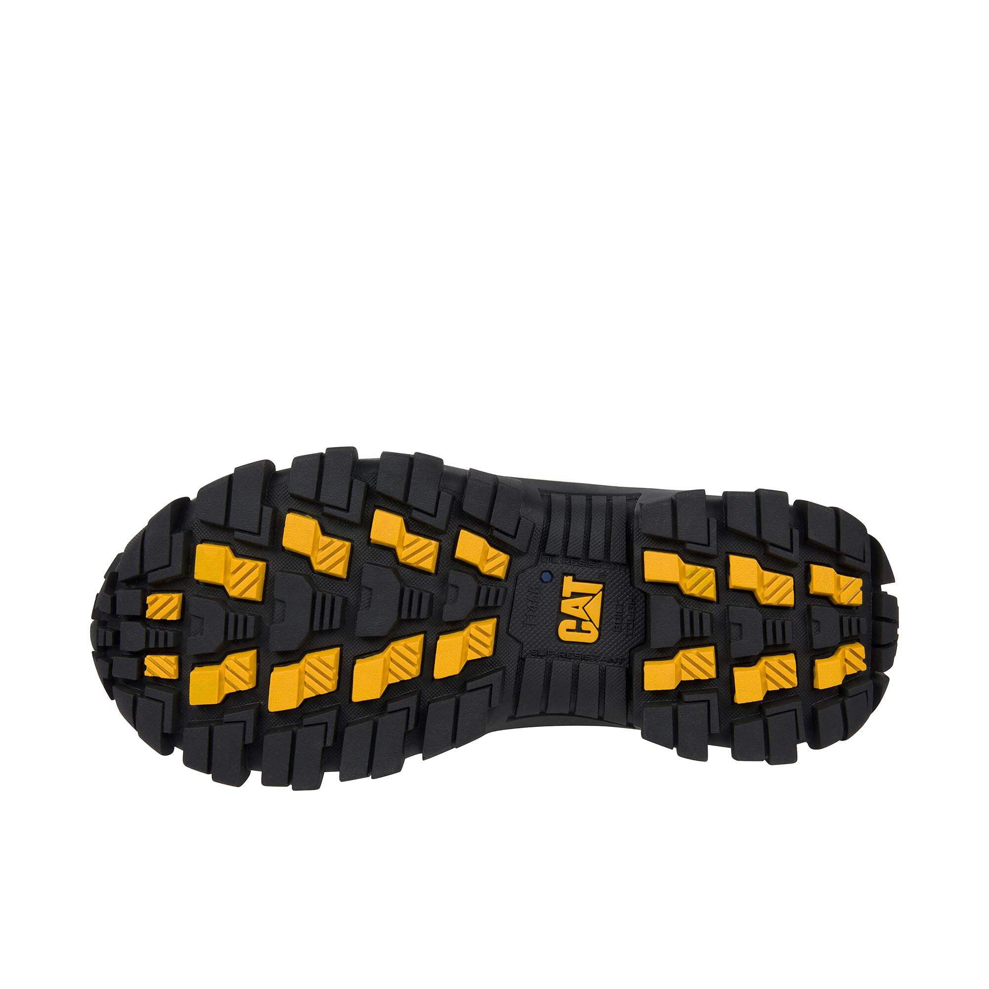 Caterpillar Invader Steel Toe Work Shoe Men Black/Full Moon