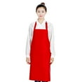 thumbnail image 3 of Zootealy Apron Pure Color Kitchen Apron Big Pocket Adult Apron Kitchen Accessories 1pcs, 3 of 8