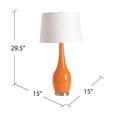 thumbnail image 6 of Nina 29.25-Inch Table Lamp, Tangerine, 6 of 8