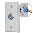 thumbnail image 3 of DOOR ACCESS CONTROL SYSTEM EXIT BUTTON SWITCH ALUMINUM SHELL PUSH RELEASE WITH INDICATOR LIGHT FOR SECURITY  ENTRANCE, 3 of 7