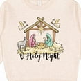thumbnail image 3 of Inktastic O Holy Night Nativity Scene Christmas Toddler Sweatshirt, 3 of 4