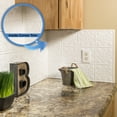 thumbnail image 4 of FASÄDE 47 in. Decorative Vinyl Inside Corner Trim in Gloss White (5 Pack), 4 of 5