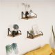 thumbnail image 5 of Estante De Madera De., Estante De Pared De Madera Maciza De Hierro Forjado, Estante De Hierro Montado En La Pared Con Accesorios De Montaje De Tornillo Para El Hogar, La Oficina Y El Hotel 3 Uds matsuzay HA013054-00, 5 of 7