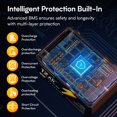 thumbnail image 3 of Batería GOLDENMATE 12 V 12 Ah LiFePO4 IP67 Impermeable, 3 of 9