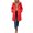 Watermelon red, variant on Long Puffer Coat Women, Yigetop Women's Long Puffer Stand Collar Zip Baggy Down Coats with Side Outwear Down Jacket Women Coffee L