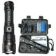 thumbnail image 1 of Super Bright 90000lm Led Tactical Flashlight With Rechargeable Zoomable, 1 of 5