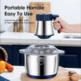 thumbnail image 5 of 5L Electric Meat Grinders Food Crusher Stainless Steel Multifunctional Slicer, 5 of 6