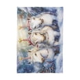 thumbnail image 2 of YAZAOO Square Tablecloth Christmas White Unicorns Pattern Tableclothes, 2 of 9