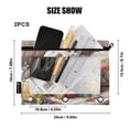 thumbnail image 4 of 2 Pack Flip Folders with Clear PVC Window Binder Pouches 3-Ring Binder Organizer for Office & Home Different Colors and Patterns Cat, 4 of 6