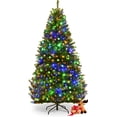 thumbnail image 1 of Árbol de Navidad DREAMADE de 6 pies preiluminado con 1000 ramas de PVC y 350 LED, 1 of 8