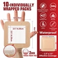 thumbnail image 6 of Silicone Foam Dressing 10-Pack, 4x4" Waterproof Bordered Bed Sore Bandages for Pressure Ulcer Wound Care & Elderly Care, 6 of 7