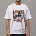 thumbnail image 5 of Men's 100% Cotton Short Sleeve Crewneck Graphic T-Shirt, Soft Breathable Moisture Wicking Casual Basic S-3XL, 5 of 7