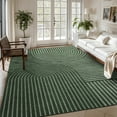 thumbnail image 7 of VUNATE 5'x7' Area Rugs for Living Room Jacquard Textured Modern Rugs Soft Geometric Rug for Bedroom Mid Century Washable Rug Non-Slip Bohemian Carpet Perfect for Dining Room Office Green, 7 of 7