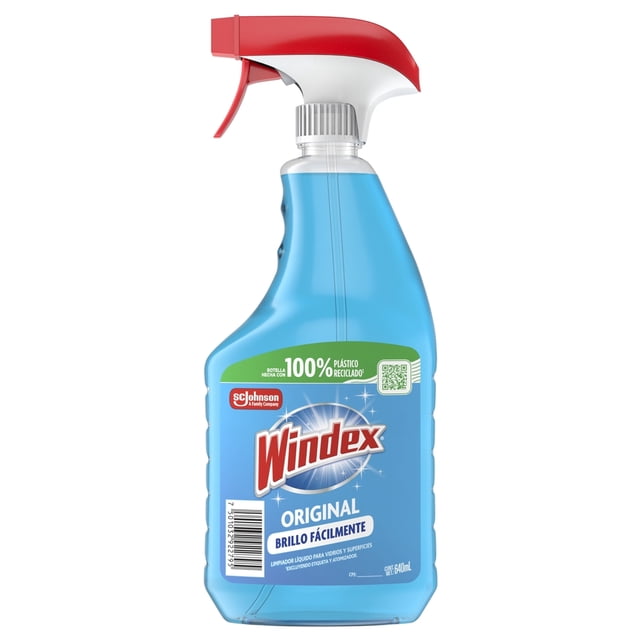 Limpiador líquido Windex original 640 ml