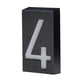 thumbnail image 1 of Luz de número de casa solar Placa de dirección iluminada por LED para casas Números de dir CACAGOO Luz de número de casa, 1 of 7