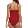thumbnail image 6 of Womens Scalloped High Cut One Piece Swimsuits Backless Strappy Monokinis Bathing Suits, 6 of 6