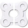 thumbnail image 3 of 30"OD x 3"ID x 10 1/2"C x 1"P Luna Architectural Grade PVC Contemporary Ceiling Medallion, Two Piece, 3 of 7