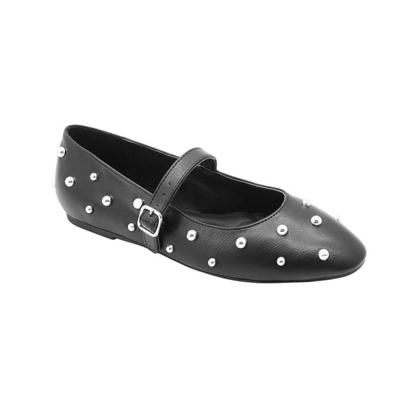 Balerina Flat Para Mujer Salamandra® Color Negro 22-26 negro 25.5