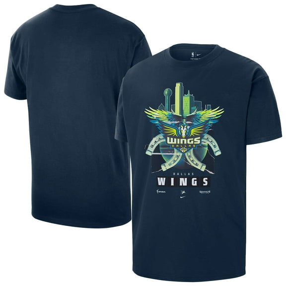 Men's Nike Navy Dallas Wings Original Content Max90 T-Shirt