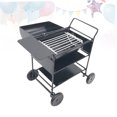 thumbnail image 4 of HAMPPLIES Barbecue Grill Rack Pocket Model BBQ Grill Iron Black Design for Collectors 1Set, 4 of 7