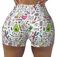 thumbnail image 2 of Fotbe Fun Animal with Unicorn Shorts Sin Costuras – Shorts Deportivos de Cintura Alta para Mujer, Elásticos para Gimnasio, Yoga, Running o Ciclismo-XX-Large, 2 of 8