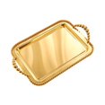 thumbnail image 5 of Fancyes Rectangle Serving Tray Food Tray,Multipurpose,Tea Cup Tay Decorative Tray Vanity Tray for Office Coffee Table Kitchen Bedroom Gold, 5 of 8