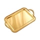 thumbnail image 5 of Bandeja para servir, bandeja para comida, taza de té de lujo, bandeja multifunción para joyas, bandeja de tocador Oro, 5 of 9