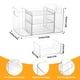 thumbnail image 2 of Organizador de maquillaje Imakmasion con 5 compartimentos, transparente, 2 of 7