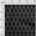 thumbnail image 2 of oneOone Rayon Black Fabric Argyle Craft Projects Decor Fabric Printed By The Yard 56 Inch Wide, 2 of 4