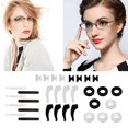thumbnail image 4 of 16 Pack Unisex Silicone Anti-slip Round Eyeglass Retainers Nose Pads Ear Hooks Glasses Accessories for Men Women, 4 of 4