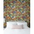 thumbnail image 6 of NextWall Multicolored Floral Meadow Peel and Stick Wallpaper, 6 of 10