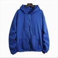 thumbnail image 4 of Godom Womens Zip Up Hoodies Casual Long Sleeve Hoodie Jacket Oversized Lightweight Pullover Sweatshirts Tops with Pocket, 4 of 4