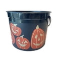 thumbnail image 4 of Jack-o'-Lanterns Trick-or-Treat Bucket, Black and Orange, 6.5", Halloween by Way To Celebrate, 4 of 5