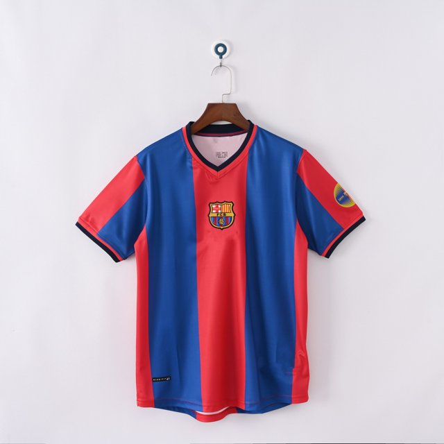 1998-99 Barcelona Home Football Classic Jersey