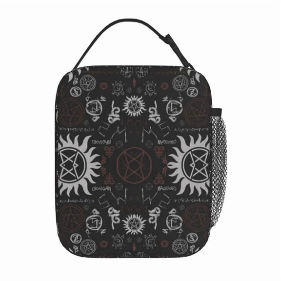 Supernatural Lunch Box Insulated Meal Bag With Handle Work Picnic Travel Office For Men Women