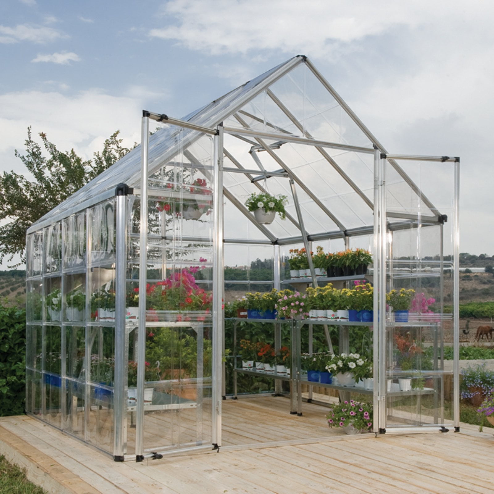 Palram Snap & Grow 8' x 8' Greenhouse by Poly-Tex