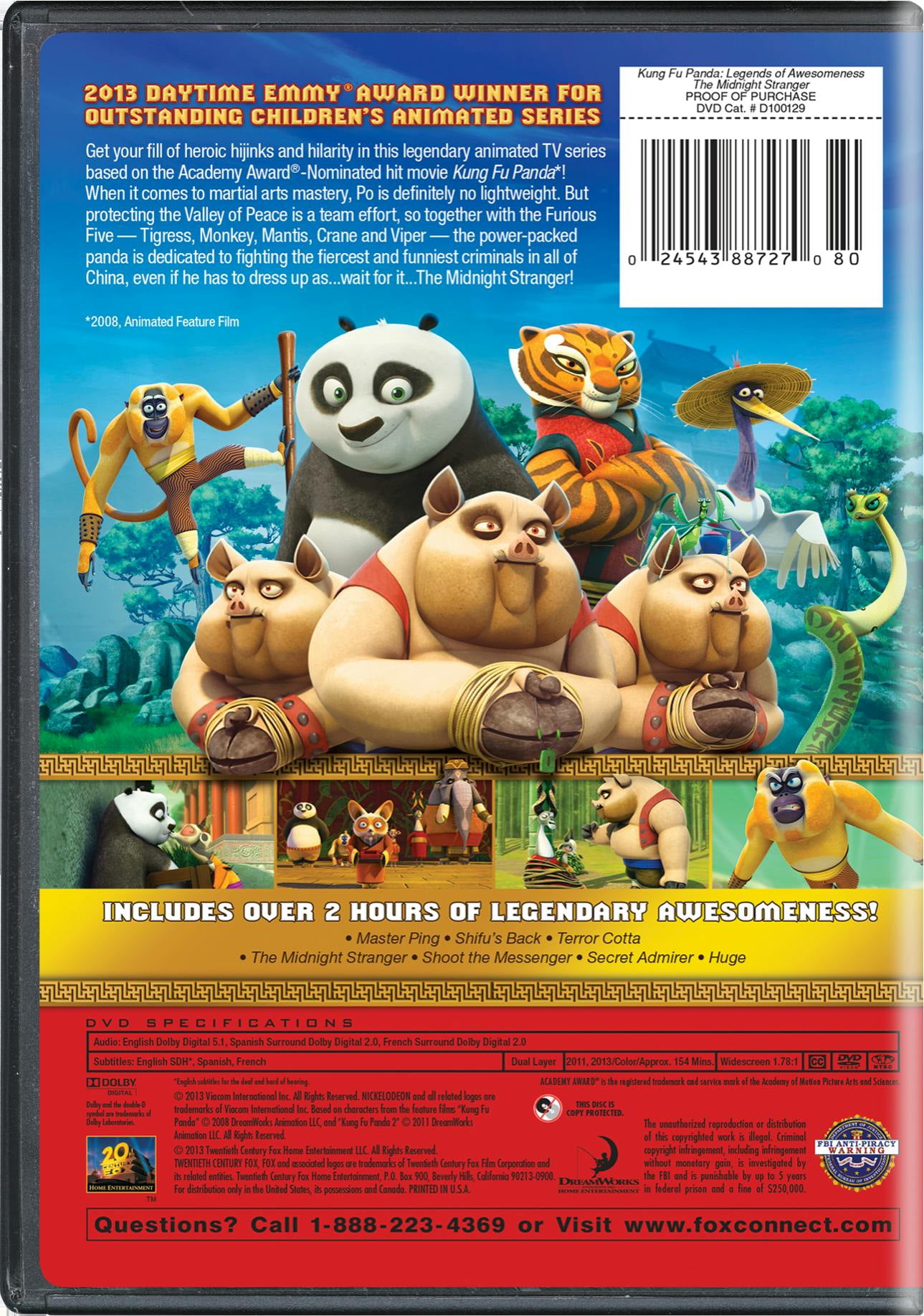 Kung Fu Panda: Legends of Awesomeness - The Midnight Stranger (DVD