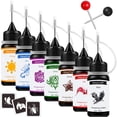 thumbnail image 1 of Kit de Tatuajes Temporales NewCraft con 7 Tintas y 103 Plantillas, 1 of 9