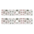 thumbnail image 7 of Yayeee Faucet Mat for Kitchen Sink 30" Diatomite Long Splash Guard Pad, White Nordic Christmas House, 2 Pack, 7 of 7