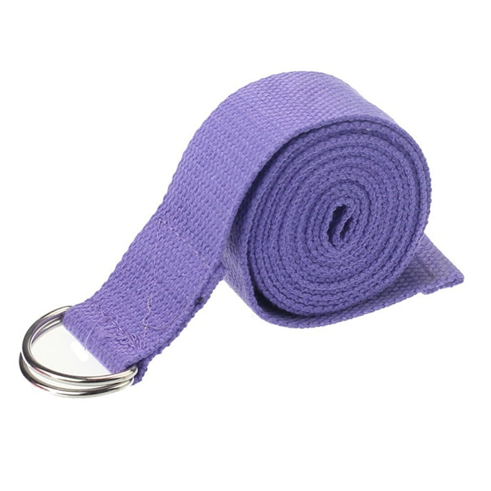 1.8/2.5/3.2m Yoga Strap Stretch Training Belt Fitness Gym Pilates D-Ring Straps 