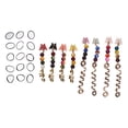 thumbnail image 1 of Joyas de Cuentas para el Cabello, Ajuste Fácil de Colocar Rastas para el Cabello Colorido para Fiestas para Fiestas, 1 of 7