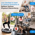 thumbnail image 4 of JIORRTS Waver Vibration Plate Exercise Machine for Lymphatic Drainage Weight Loss,120 Speed Levels Vibrating Platform with Resistance Bands, 4 of 9