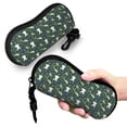 thumbnail image 5 of Zufioo Green Frogs Print Sunglasses Case Tactical Zipper Sunglasses Carrying Case for Men Women, 5 of 6