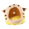thumbnail image 4 of Bonita cama para gatos, casa para perros, cama para dormir, nido para perros con cojín lavable, acogedor antideslizante jinwen  Nido Cama Casa, 4 of 8
