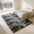 thumbnail image 3 of Area Rugs for Living Room Bedroom, 8'x10' Soft Fluffy Shag Indoor Floor Carpet for Living Room Bedroom Dining Room Office Home Decor, Black, 3 of 6