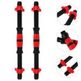 thumbnail image 4 of 2pcs 40cm Dumbbell Bars Dumbbell Handles Weight Lifting Spinlock Collar Set with 4pcs Nuts for Gym Barbells Dumbbell Bars Strength Training (Random Color), 4 of 9