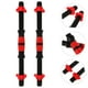 thumbnail image 4 of Juego de 2 barras de mancuernas de 40 cm con collarín giratorio para levantamiento de pesas y 4 tuercas para entrenamiento de fuerza (color aleatorio)., 4 of 8