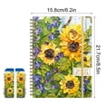thumbnail image 4 of A5 Coil Schedule Notebook Journal Planner for School Work, 1 Pack, Movements/Exercise Tracking, Lined Pages, Yearly Daily Planning Notebook, 4 of 6