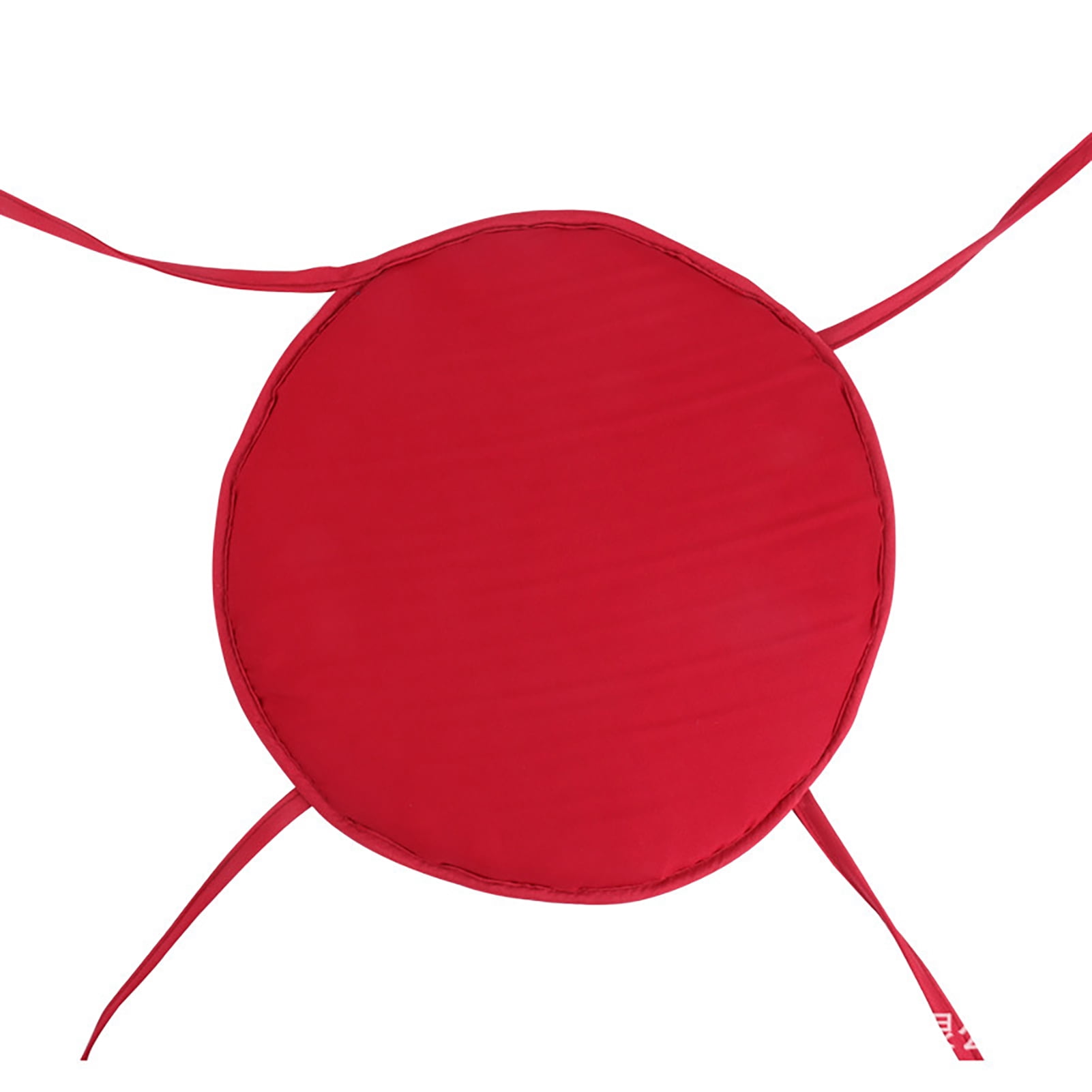 Flmtop Circular Cushion Comfortable Non-slip Soft Round Tie-on Chair Seat Pad for Chair