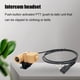 thumbnail image 4 of Adaptador De Auriculares Militares Convertidor de conector de auriculares táctico U94 PTT ABS para Baofeng UV-5R/888S KD-C1, 4 of 7